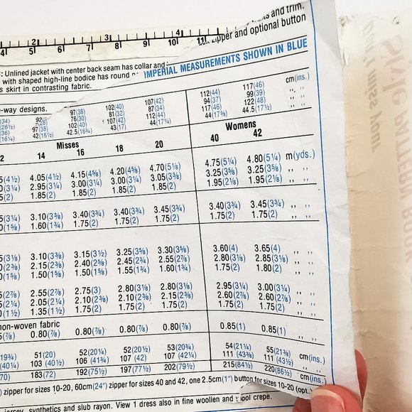 70s Style Sewing Pattern 4983 Dress Jacket Bust 40 - Picture 5 of 5